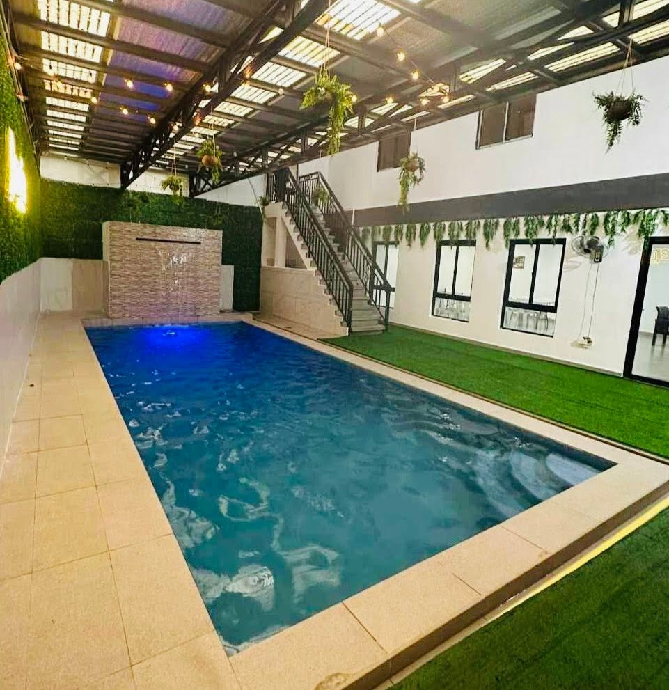Resort pool lounge